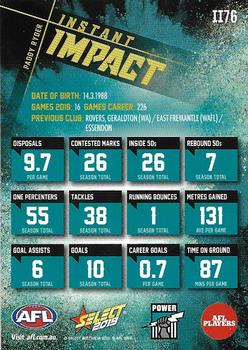2019 Select Footy Stars - Instant Impact #II76 Patrick Ryder Back